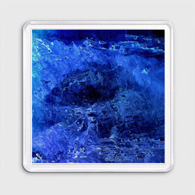 Магнит 55*55 с принтом Море - акварель в Тюмени, Пластик | Размер: 65*65 мм; Размер печати: 55*55 мм | Тематика изображения на принте: aquarelle | sea | акварель | море