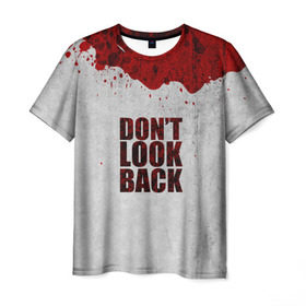 Мужская футболка 3D с принтом The Walking Dead в Тюмени, 100% полиэфир | прямой крой, круглый вырез горловины, длина до линии бедер | the walking dead | америка | апокалипсис | глен | дерил | зомби | карл | кровь | рик | сша | ходячие мертвецы