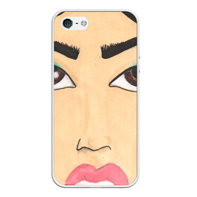 Чехол для iPhone 5/5S матовый с принтом Принцесса Жасмин в Тюмени, Силикон | Область печати: задняя сторона чехла, без боковых панелей | fashion | дизайнерские | для девушек | мультфильмы