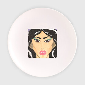 Тарелка с принтом Принцесса Жасмин в Тюмени, фарфор | диаметр - 210 мм
диаметр для нанесения принта - 120 мм | Тематика изображения на принте: fashion | дизайнерские | для девушек | мультфильмы
