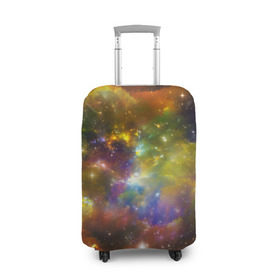 Чехол для чемодана 3D с принтом Звёздный мир в Тюмени, 86% полиэфир, 14% спандекс | двустороннее нанесение принта, прорези для ручек и колес | вселенная | галактика | звёзды | космическое пространство | космос | созвездие