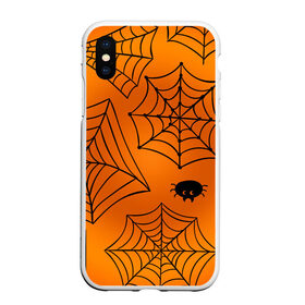 Чехол для iPhone XS Max матовый с принтом Halloween в Тюмени, Силикон | Область печати: задняя сторона чехла, без боковых панелей | cat | dark | halloween | вамп | вампир | ведьма | готика | кот | кошка | магия | ночь | тыква | хэллоуин