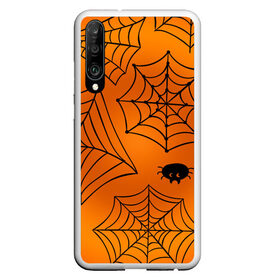 Чехол для Honor P30 с принтом Halloween в Тюмени, Силикон | Область печати: задняя сторона чехла, без боковых панелей | cat | dark | halloween | вамп | вампир | ведьма | готика | кот | кошка | магия | ночь | тыква | хэллоуин