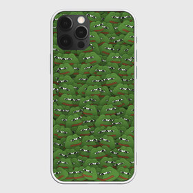 Чехол для iPhone 12 Pro Max с принтом Грустные лягушки в Тюмени, Силикон |  | Тематика изображения на принте: frog | mem | sad | мем