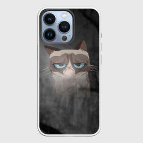 Чехол для iPhone 13 Pro с принтом Grumpy Cat в Тюмени,  |  | Тематика изображения на принте: кот | мем | угрюмый