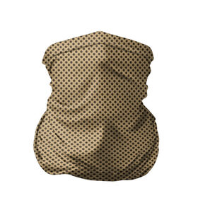 Бандана-труба 3D с принтом Текстура точки в Тюмени, 100% полиэстер, ткань с особыми свойствами — Activecool | плотность 150‒180 г/м2; хорошо тянется, но сохраняет форму | dot | коричневая | текстура | точки