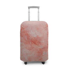 Чехол для чемодана 3D с принтом Розовый мрамор - Венец в Тюмени, 86% полиэфир, 14% спандекс | двустороннее нанесение принта, прорези для ручек и колес | каменный | камень | мрамор | мраморный | розовый мрамор