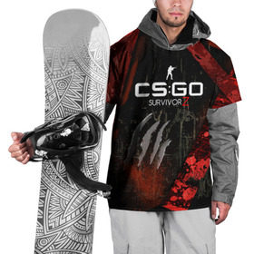 Накидка на куртку 3D с принтом cs:go - Survivor Z Style (Выживший) в Тюмени, 100% полиэстер |  | cs | csgo | famas | survivor | z | выживший | го | кс