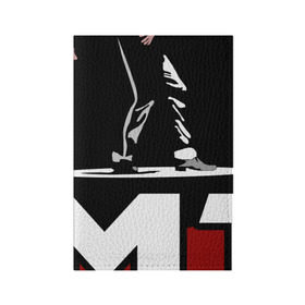 Обложка для паспорта матовая кожа с принтом Майкл Джексон в Тюмени, натуральная матовая кожа | размер 19,3 х 13,7 см; прозрачные пластиковые крепления | Тематика изображения на принте: michael jackson | mj | король | майкл джексон | поп музыка