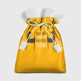 Подарочный 3D мешок с принтом Ты сильнее, чем думаешь в Тюмени, 100% полиэстер | Размер: 29*39 см | Тематика изображения на принте: bodybuilding