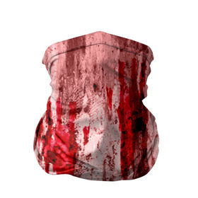 Бандана-труба 3D с принтом Отпечаток в Тюмени, 100% полиэстер, ткань с особыми свойствами — Activecool | плотность 150‒180 г/м2; хорошо тянется, но сохраняет форму | halloween | helloween | кровь | ужас | хеллоин | хеллоуин | хелуин