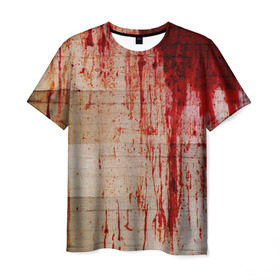 Мужская футболка 3D с принтом Бинты 1 в Тюмени, 100% полиэфир | прямой крой, круглый вырез горловины, длина до линии бедер | halloween | helloween | кровь | мумия | ужас | хеллоин | хеллоуин | хелуин
