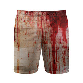 Мужские шорты 3D спортивные с принтом Бинты 1 в Тюмени,  |  | halloween | helloween | кровь | мумия | ужас | хеллоин | хеллоуин | хелуин