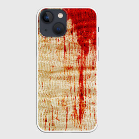 Чехол для iPhone 13 mini с принтом Бинты 2 в Тюмени,  |  | halloween | helloween | кровь | ужас | хеллоин | хеллоуин | хелуин