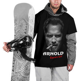 Накидка на куртку 3D с принтом Arnold forever в Тюмени, 100% полиэстер |  | Тематика изображения на принте: актёр | арнольд шварценеггер | боевик | звезда | киногерой | супергерой | терминатор