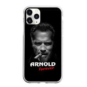 Чехол для iPhone 11 Pro матовый с принтом Arnold forever в Тюмени, Силикон |  | актёр | арнольд шварценеггер | боевик | звезда | киногерой | супергерой | терминатор