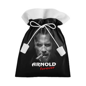 Подарочный 3D мешок с принтом Arnold forever в Тюмени, 100% полиэстер | Размер: 29*39 см | Тематика изображения на принте: актёр | арнольд шварценеггер | боевик | звезда | киногерой | супергерой | терминатор