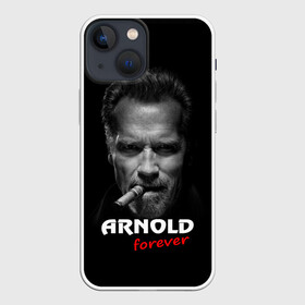 Чехол для iPhone 13 mini с принтом Arnold forever в Тюмени,  |  | актёр | арнольд шварценеггер | боевик | звезда | киногерой | супергерой | терминатор