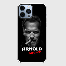 Чехол для iPhone 13 Pro Max с принтом Arnold forever в Тюмени,  |  | Тематика изображения на принте: актёр | арнольд шварценеггер | боевик | звезда | киногерой | супергерой | терминатор