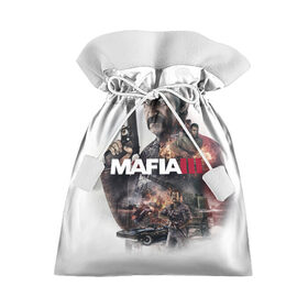 Подарочный 3D мешок с принтом Mafia 3 в Тюмени, 100% полиэстер | Размер: 29*39 см | 