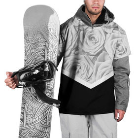 Накидка на куртку 3D с принтом Розы в Тюмени, 100% полиэстер |  | fashion | роза | цветы