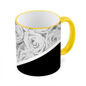 Кружка 3D с принтом Розы в Тюмени, керамика | ёмкость 330 мл | Тематика изображения на принте: fashion | роза | цветы