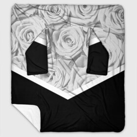 Плед с рукавами с принтом Розы в Тюмени, 100% полиэстер | Закругленные углы, все края обработаны. Ткань не мнется и не растягивается. Размер 170*145 | fashion | роза | цветы