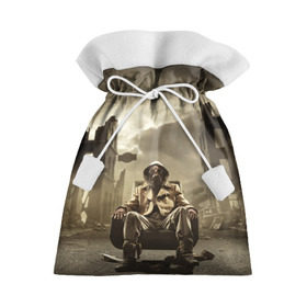 Подарочный 3D мешок с принтом Каменные джунги в Тюмени, 100% полиэстер | Размер: 29*39 см | Тематика изображения на принте: атака | выжить | газ | герой | новинки | оружие | противогаз | радиация | химическая