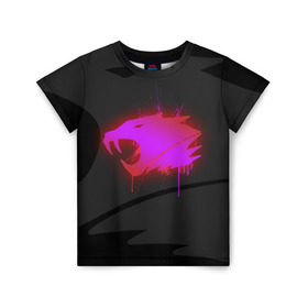 Детская футболка 3D с принтом cs:go - iBUYPOWER (Black collection) в Тюмени, 100% гипоаллергенный полиэфир | прямой крой, круглый вырез горловины, длина до линии бедер, чуть спущенное плечо, ткань немного тянется | 2014 | cs | csgo | ibuypower | katowice | го | кс