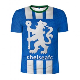 Мужская футболка 3D спортивная с принтом Chelsea в Тюмени, 100% полиэстер с улучшенными характеристиками | приталенный силуэт, круглая горловина, широкие плечи, сужается к линии бедра | chelsea | football. | английская премьер лига | апл | футбол | челси