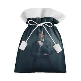 Подарочный 3D мешок с принтом Шерлок 2017 в Тюмени, 100% полиэстер | Размер: 29*39 см | Тематика изображения на принте: holmes | sherlock | бенедикт | камбербатч | холмс | шерлок