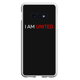 Чехол для Samsung S10E с принтом Manchester United team в Тюмени, Силикон | Область печати: задняя сторона чехла, без боковых панелей | manchester united