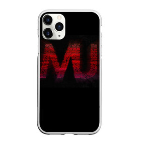 Чехол для iPhone 11 Pro Max матовый с принтом Manchester United team в Тюмени, Силикон |  | manchester united