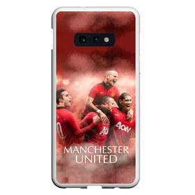 Чехол для Samsung S10E с принтом Manchester United в Тюмени, Силикон | Область печати: задняя сторона чехла, без боковых панелей | manchester united