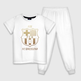 Детская пижама хлопок с принтом Barcelona1 в Тюмени, 100% хлопок |  брюки и футболка прямого кроя, без карманов, на брюках мягкая резинка на поясе и по низу штанин
 | Тематика изображения на принте: barcelona | football | барса | барселона | примера | футбол | чемпионат испании