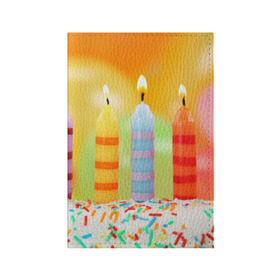 Обложка для паспорта матовая кожа с принтом Цвета радости в Тюмени, натуральная матовая кожа | размер 19,3 х 13,7 см; прозрачные пластиковые крепления | Тематика изображения на принте: арт | новинки | огонь | подарок | радуга | яркие