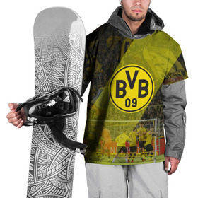 Накидка на куртку 3D с принтом Borussia в Тюмени, 100% полиэстер |  | Тематика изображения на принте: 09 | bvb | бвб | борусия | боруссия | дортмунд