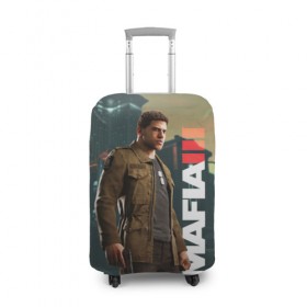Чехол для чемодана 3D с принтом Mafia 3 в Тюмени, 86% полиэфир, 14% спандекс | двустороннее нанесение принта, прорези для ручек и колес | mafia | мафия