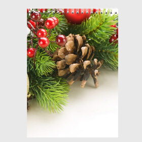 Скетчбук с принтом Дуx рождества в Тюмени, 100% бумага
 | 48 листов, плотность листов — 100 г/м2, плотность картонной обложки — 250 г/м2. Листы скреплены сверху удобной пружинной спиралью | 2017 | год | зима | новинки | новый | петух | популярное | праздник | символ | снег