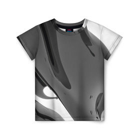 Детская футболка 3D с принтом Краска в Тюмени, 100% гипоаллергенный полиэфир | прямой крой, круглый вырез горловины, длина до линии бедер, чуть спущенное плечо, ткань немного тянется | luxury | premium | vip | краска | премиум | эксклюзив