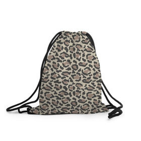 Рюкзак-мешок 3D с принтом Шкура леопарда 3 в Тюмени, 100% полиэстер | плотность ткани — 200 г/м2, размер — 35 х 45 см; лямки — толстые шнурки, застежка на шнуровке, без карманов и подкладки | африка | дикие | животные | леопард