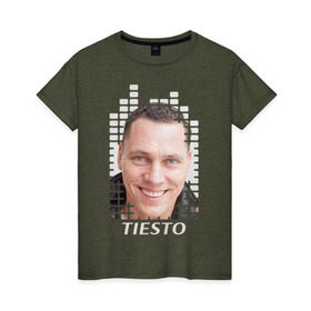 Женская футболка хлопок с принтом EQ - Tiesto в Тюмени, 100% хлопок | прямой крой, круглый вырез горловины, длина до линии бедер, слегка спущенное плечо | beatport | black hole | club | dj | edm | electro | eq | holland | house | music | musical freedom | production | radio | techno | tiesto | top | trance | голандия | дискотека | звезда | клуб | музыка | музыкант | продюссер | радио | фестиваль | эквалайзе