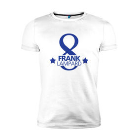 Мужская футболка премиум с принтом Фрэнк Лэмпард в Тюмени, 92% хлопок, 8% лайкра | приталенный силуэт, круглый вырез ворота, длина до линии бедра, короткий рукав | frank lanpard | фрэнк лэмпард | челси