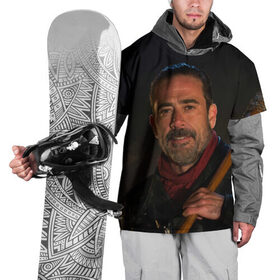 Накидка на куртку 3D с принтом Boss в Тюмени, 100% полиэстер |  | walking dead | zombie | зомби | ходячие мертвецы