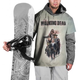 Накидка на куртку 3D с принтом Walking Dead в Тюмени, 100% полиэстер |  | walking dead | zombie | зомби | ходячие мертвецы