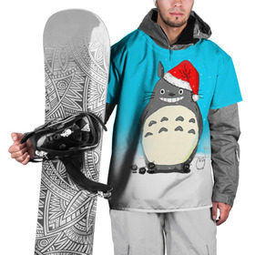 Накидка на куртку 3D с принтом Тоторо под снегом в Тюмени, 100% полиэстер |  | Тематика изображения на принте: totoro | аниме | новогодние аниме | новый год | рождественские аниме | тоторо