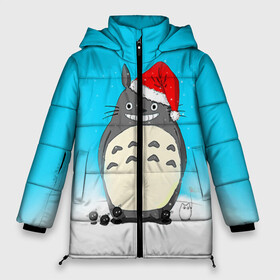 Женская зимняя куртка 3D с принтом Тоторо под снегом в Тюмени, верх — 100% полиэстер; подкладка — 100% полиэстер; утеплитель — 100% полиэстер | длина ниже бедра, силуэт Оверсайз. Есть воротник-стойка, отстегивающийся капюшон и ветрозащитная планка. 

Боковые карманы с листочкой на кнопках и внутренний карман на молнии | totoro | аниме | новогодние аниме | новый год | рождественские аниме | тоторо