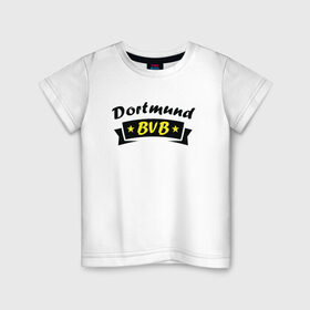 Детская футболка хлопок с принтом BVB в Тюмени, 100% хлопок | круглый вырез горловины, полуприлегающий силуэт, длина до линии бедер | 