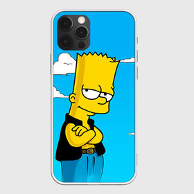 Чехол для iPhone 12 Pro Max с принтом Барт Симпсон в Тюмени, Силикон |  | simpsons