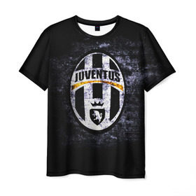 Мужская футболка 3D с принтом Juventus2 в Тюмени, 100% полиэфир | прямой крой, круглый вырез горловины, длина до линии бедер | football | juve | juventus | seria a | бьянконери | серия а | футбол | чемпионат италии | юве | ювентус